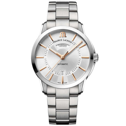 Pontos Day Date 41 mm, Edelstahl von Maurice Lacroix (PT6358-SS002-23E-1)