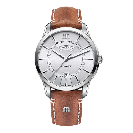 Pontos Day Date, Leder • Diamant von Maurice Lacroix (PT6358-SS001-130-2)