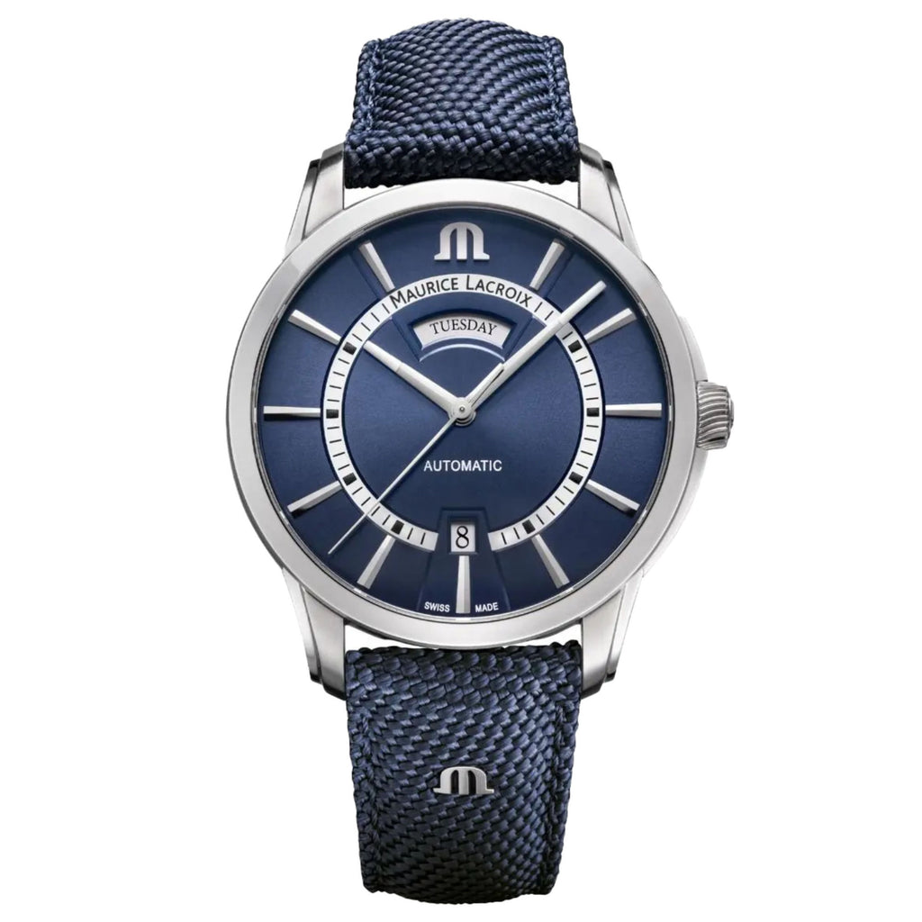 Maurice Lacroix Pontos Day Date (PT6358-SS004-431-4) aus Edelstahl