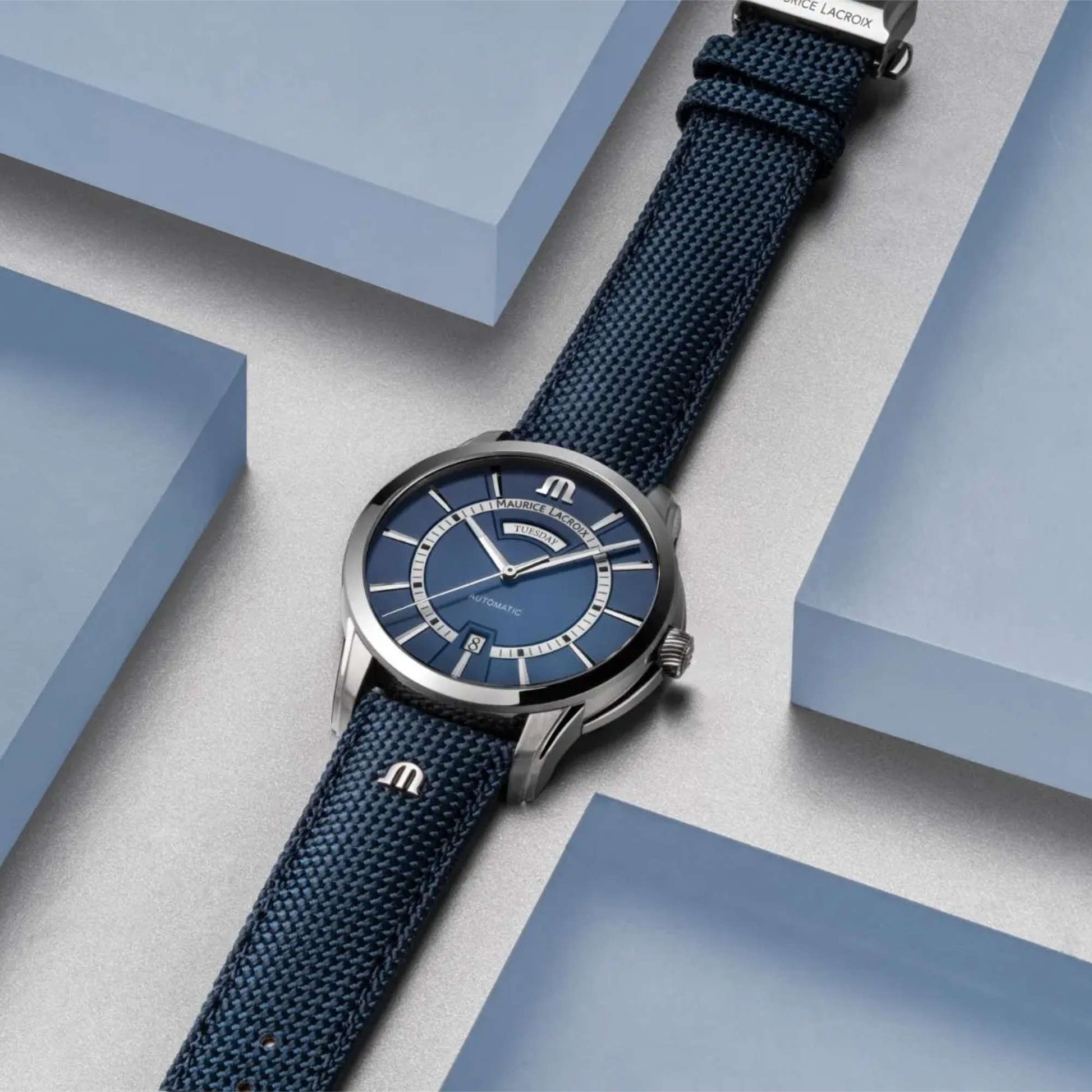 Pontos Day Date, Edelstahl von Maurice Lacroix (PT6358-SS004-431-4)