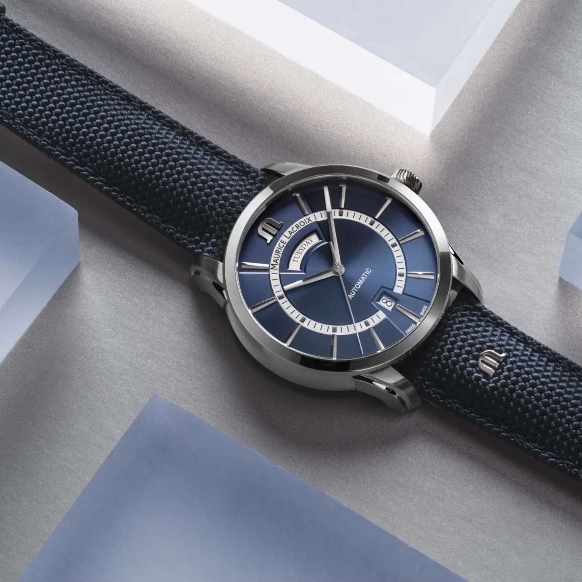 Pontos Day Date, Edelstahl von Maurice Lacroix (PT6358-SS004-431-4)