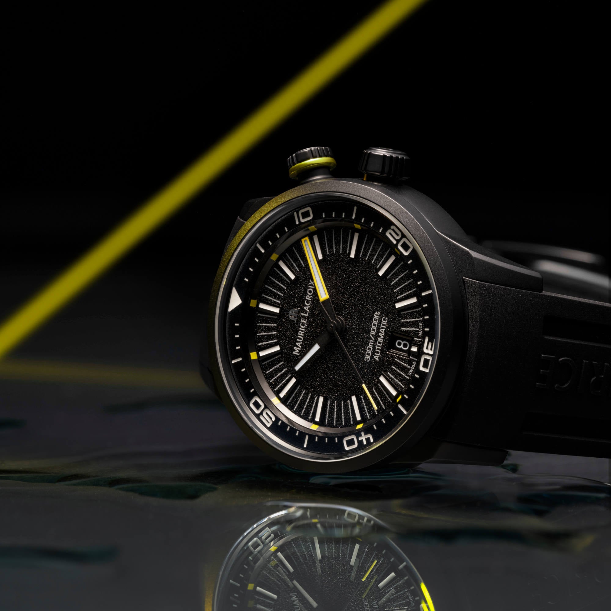 Maurice Lacroix Pontos Diver (PT6248-DLB00-330-2) aus Edelstahl