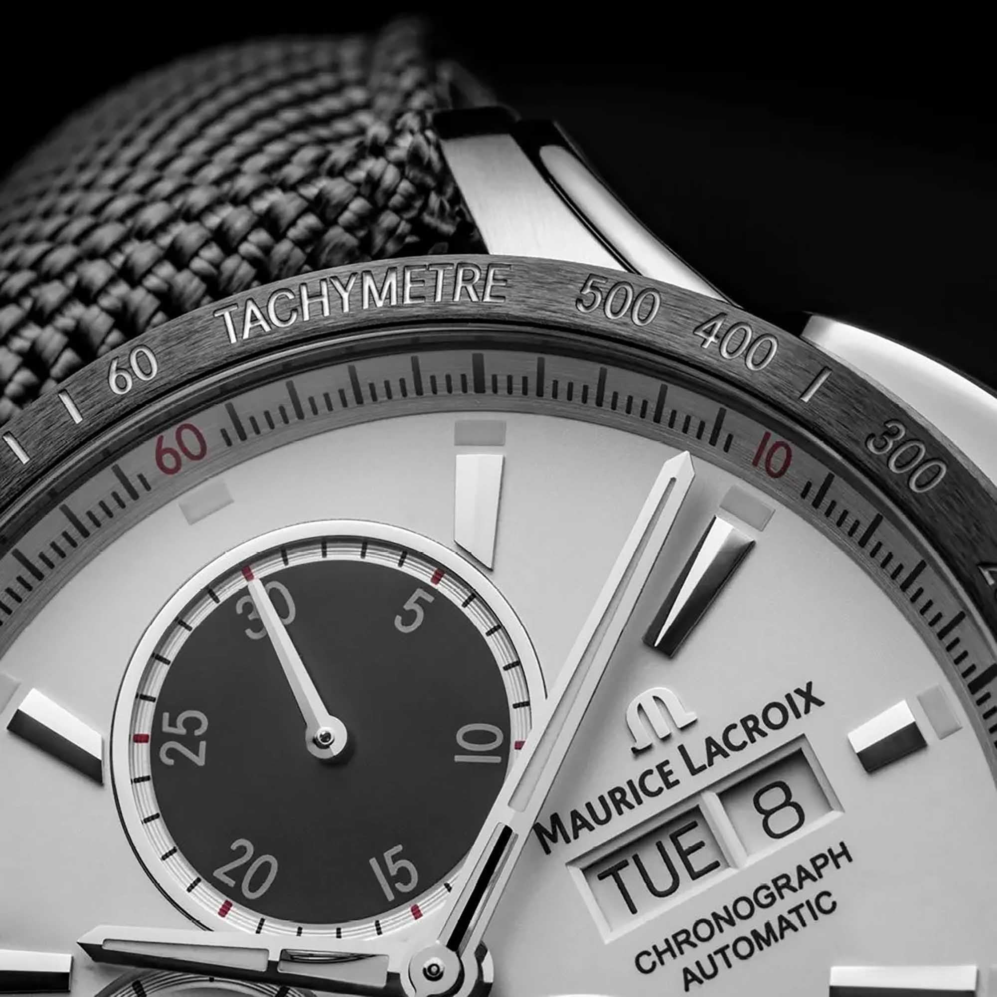 Maurice Lacroix Pontos S Chronograph (PT6038-SSL22-130-1) aus Silber
