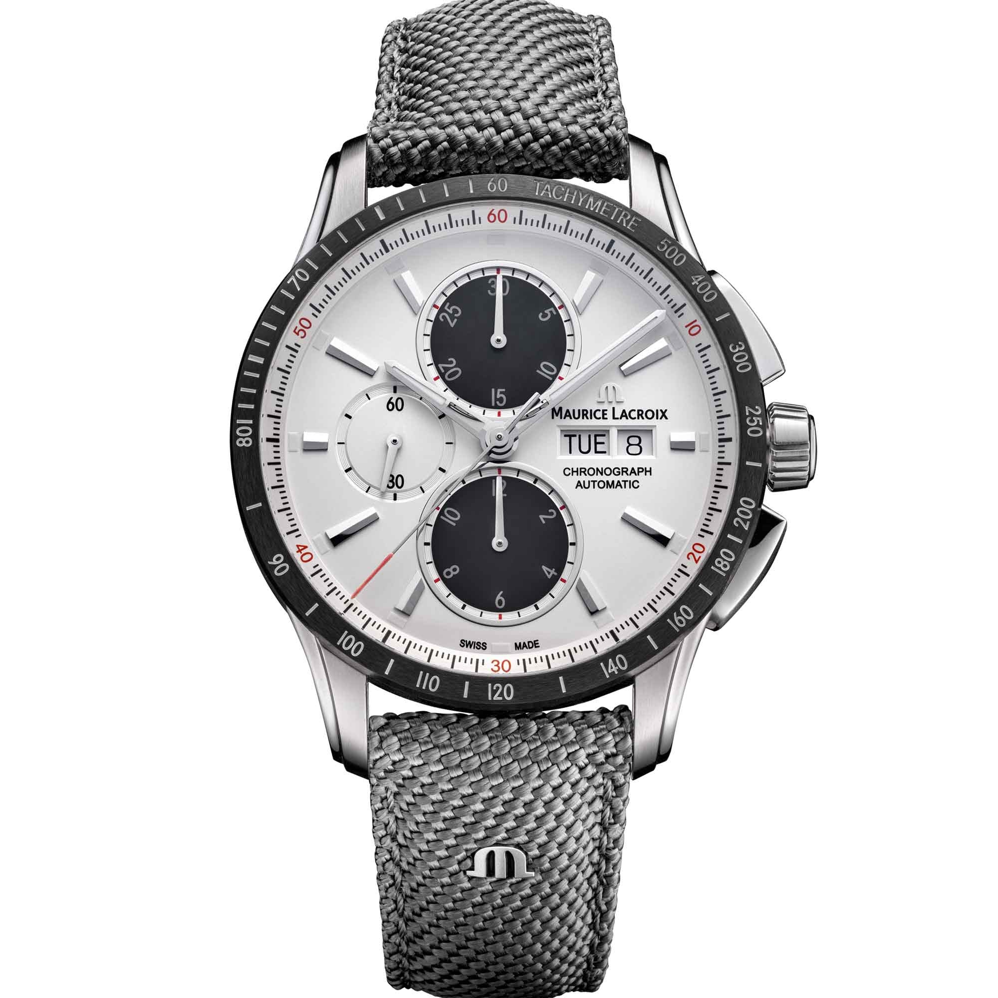 Maurice Lacroix Pontos S Chronograph (PT6038-SSL24-130-2) aus Silber