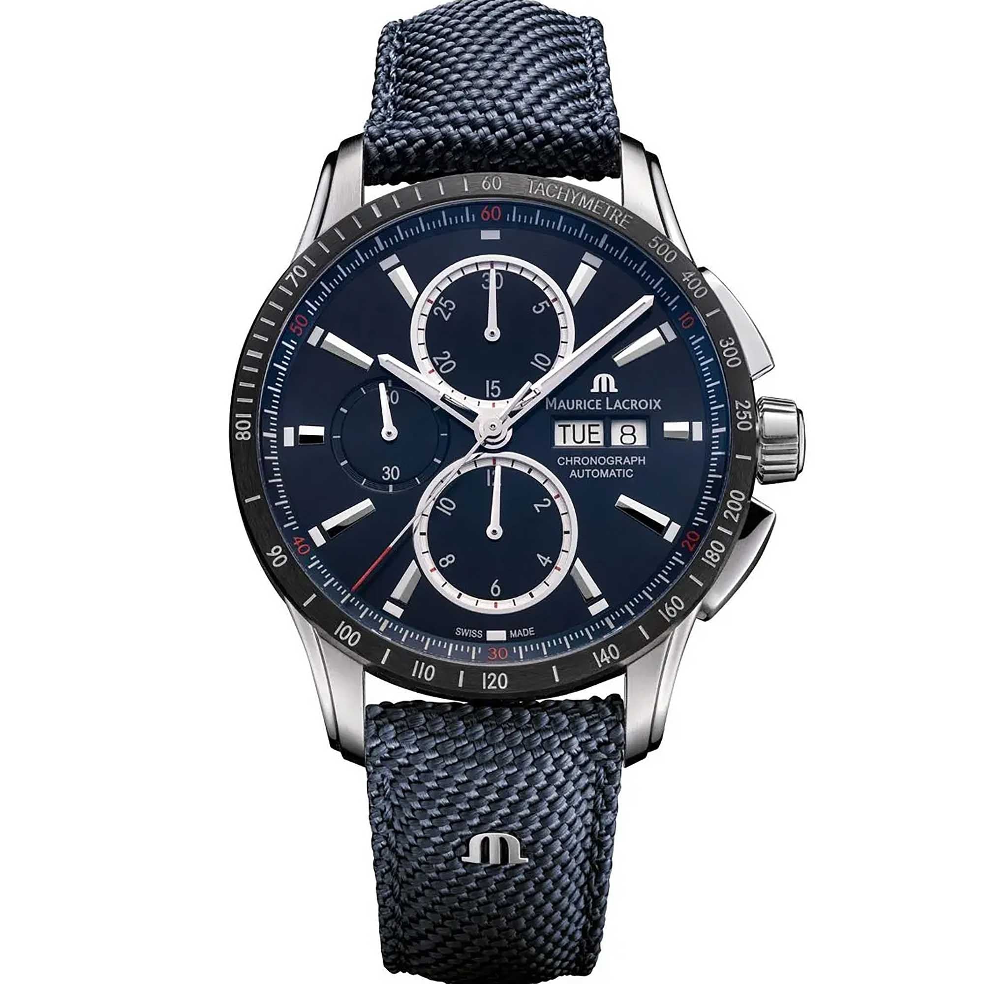 Maurice Lacroix Pontos S Chronograph (PT6038-SSL24-430-4) aus Edelstahl