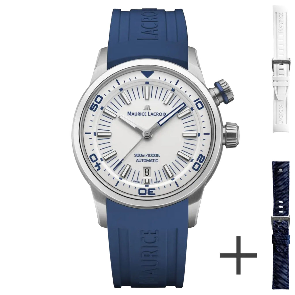 Maurice Lacroix Pontos S Diver 42mm (PT6248-SS00L-130-4) aus Edelstahl