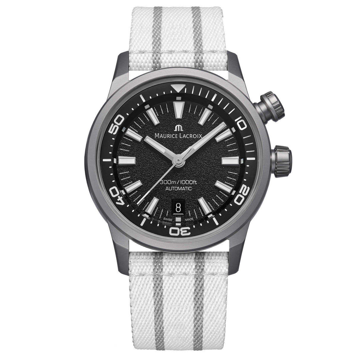 Maurice Lacroix Pontos S Diver (PT6248-TT03L-330-2) aus Titan