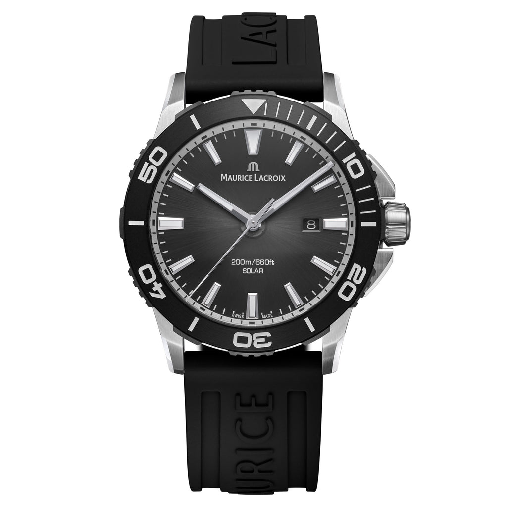 Maurice Lacroix Pontos S Solar (PT1008-SSL20-330-2) aus Aluminium, Edelstahl
