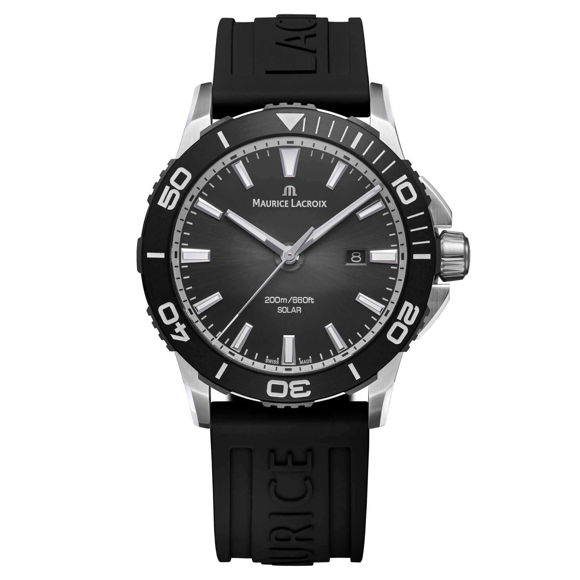 Maurice Lacroix Pontos S Solar (PT1008-SSL20-330-2) aus Aluminium, Edelstahl