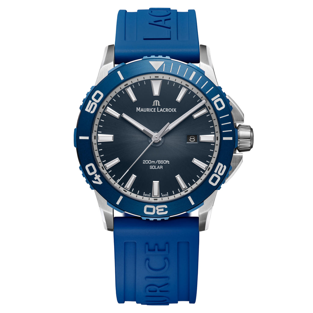 Maurice Lacroix Pontos S Solar (PT1008-SSL40-430-4) aus Aluminium, Edelstahl