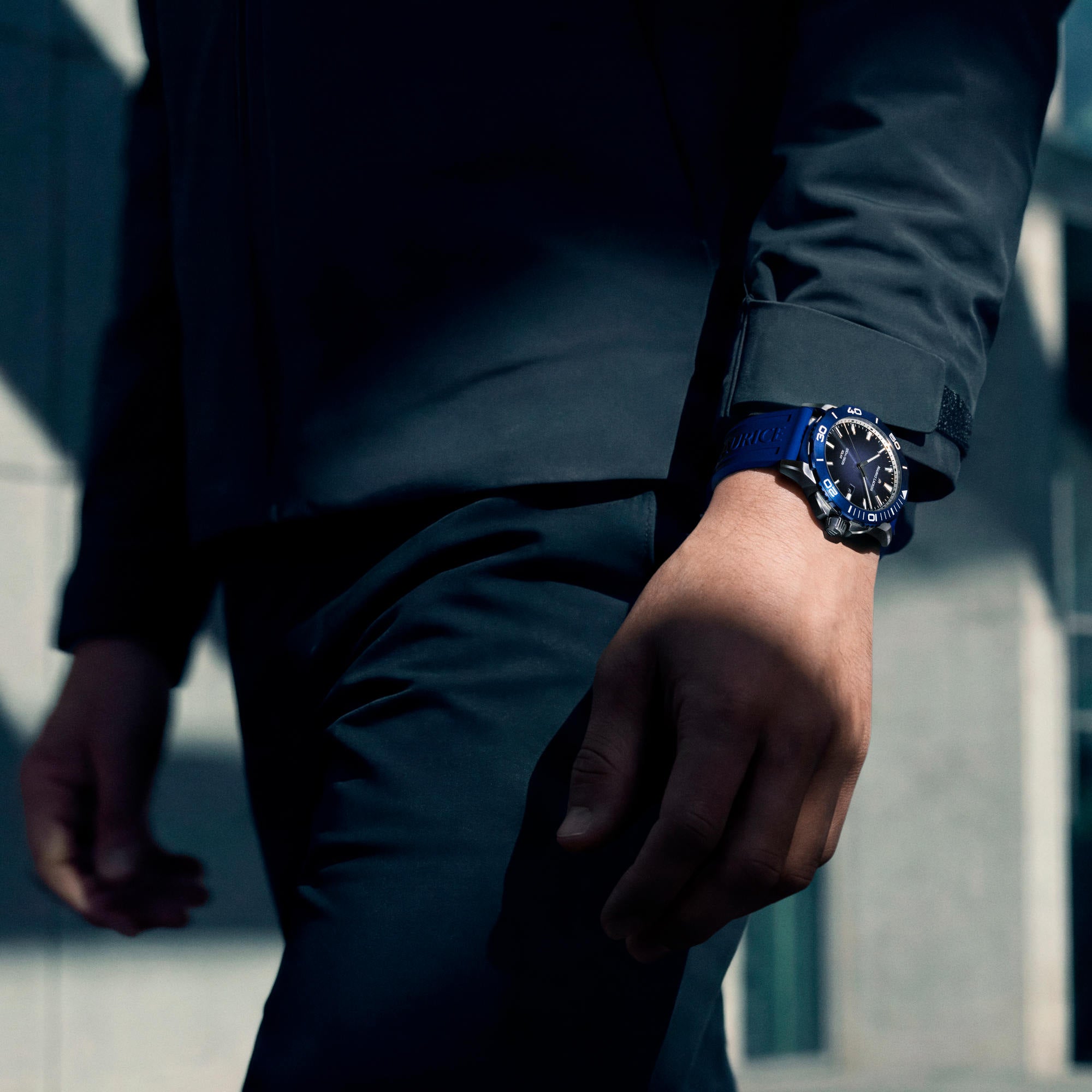 Maurice Lacroix Pontos S Solar (PT1008-SSL40-430-4) aus Aluminium, Edelstahl