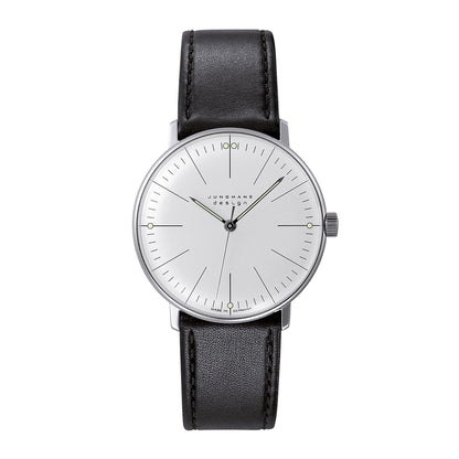 max bill Handaufzug, Edelstahl von Junghans (27/3700.02)