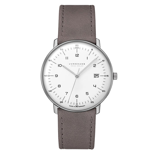 max bill MEGA Solar, Leder von Junghans (59/2021.02)