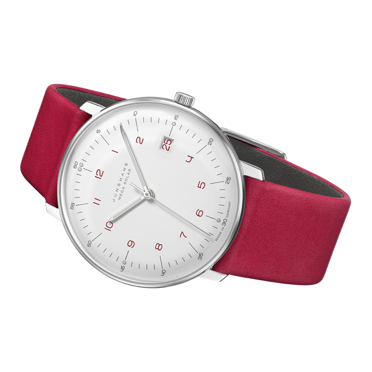 max bill MEGA Solar, Edelstahl von Junghans (59/4325.02)