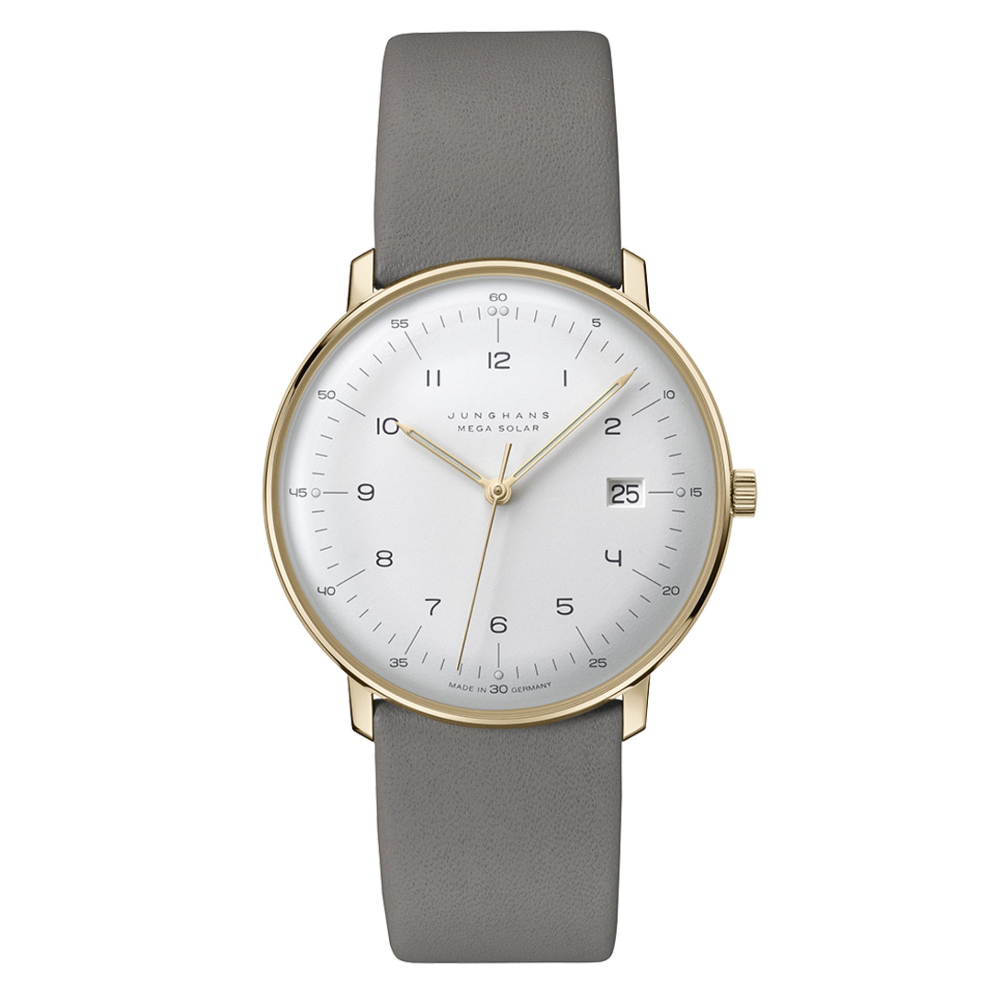 max bill MEGA Solar, Edelstahl von Junghans (59/7324.02)