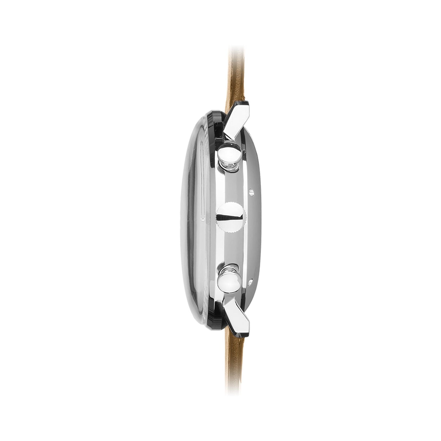 Max Bill Chronoscope, Edelstahl von Junghans (27/4501.02)