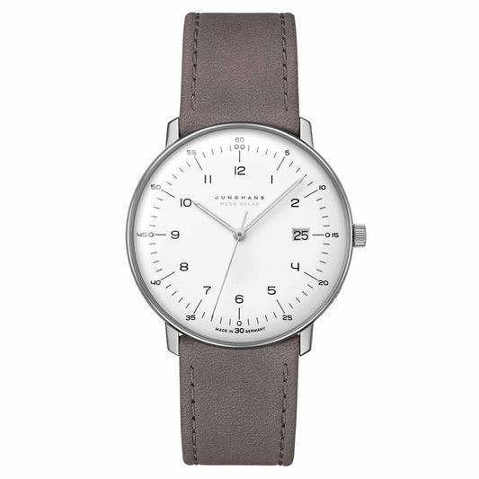 max bill MEGA Solar, Leder von Junghans (59/2021.04)