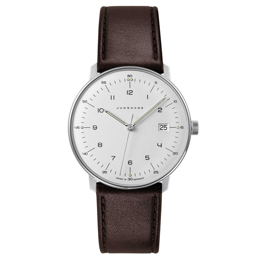 max bill Quarz, Leder von Junghans (41/4461.04)