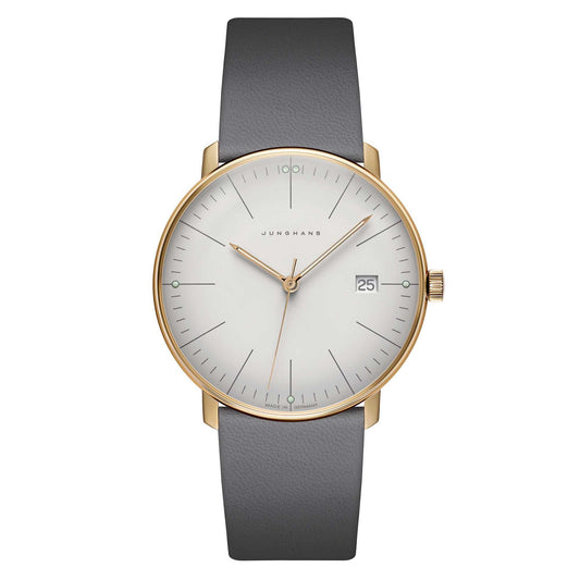 max bill Quarz, Leder von Junghans (41/7857.04)