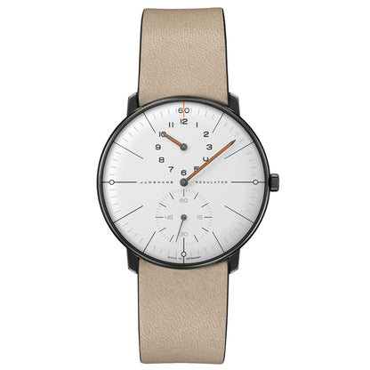 Max Bill Regulator Edition 60, Leder von Junghans (27/3190.02)