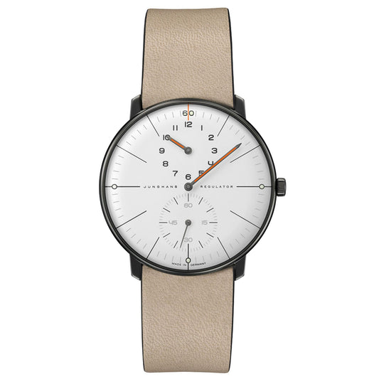 Max Bill Regulator Edition 60, Leder von Junghans (27/3190.02)