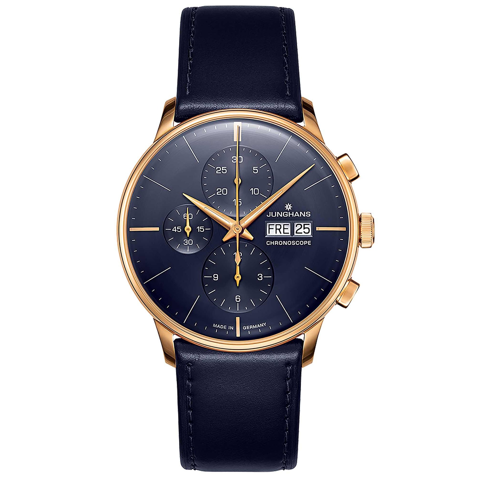 Meister Chronoscope, Edelstahl von Junghans (27/7024.02)