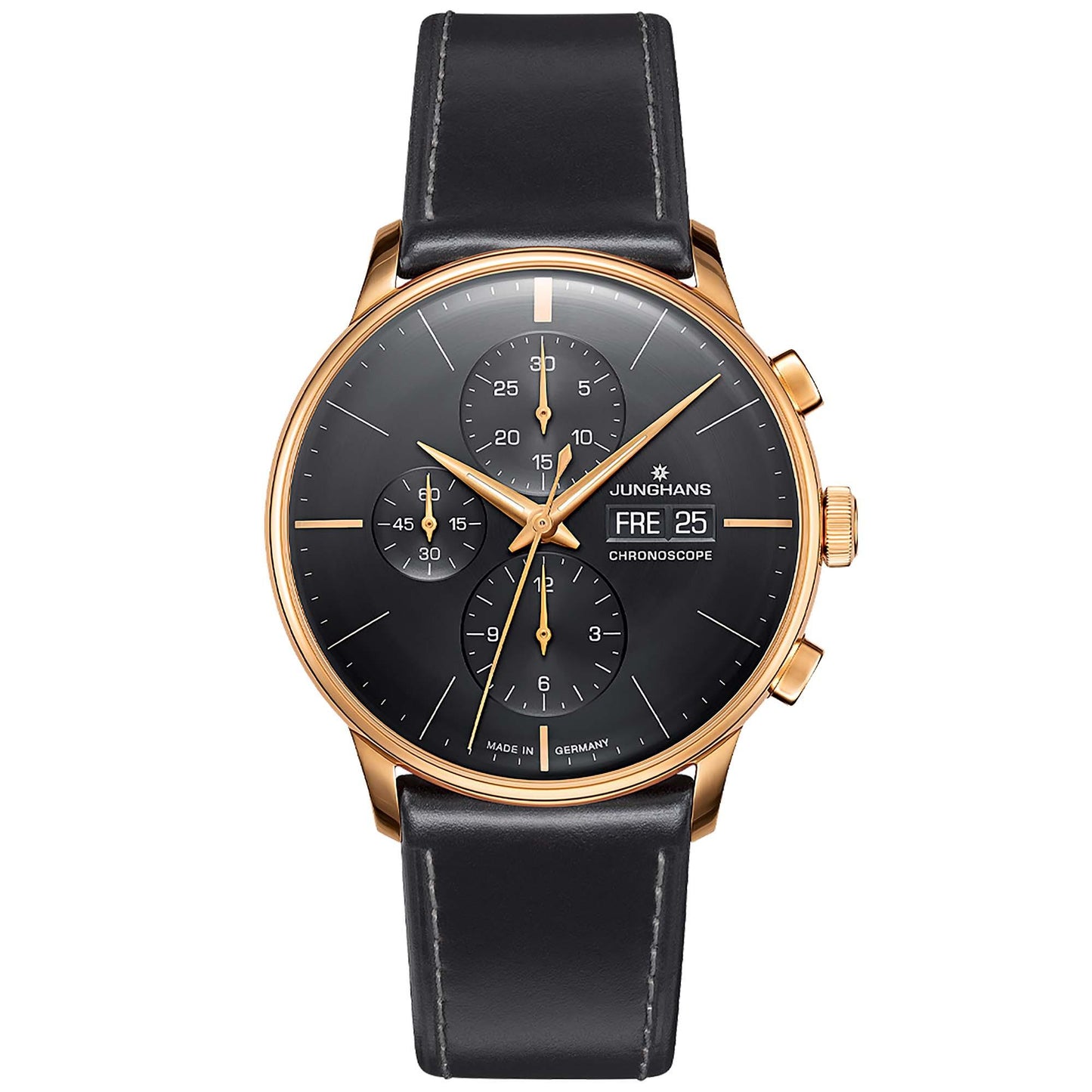 Meister Chronoscope, Bicolor-Gold von Junghans (27/7923.02)