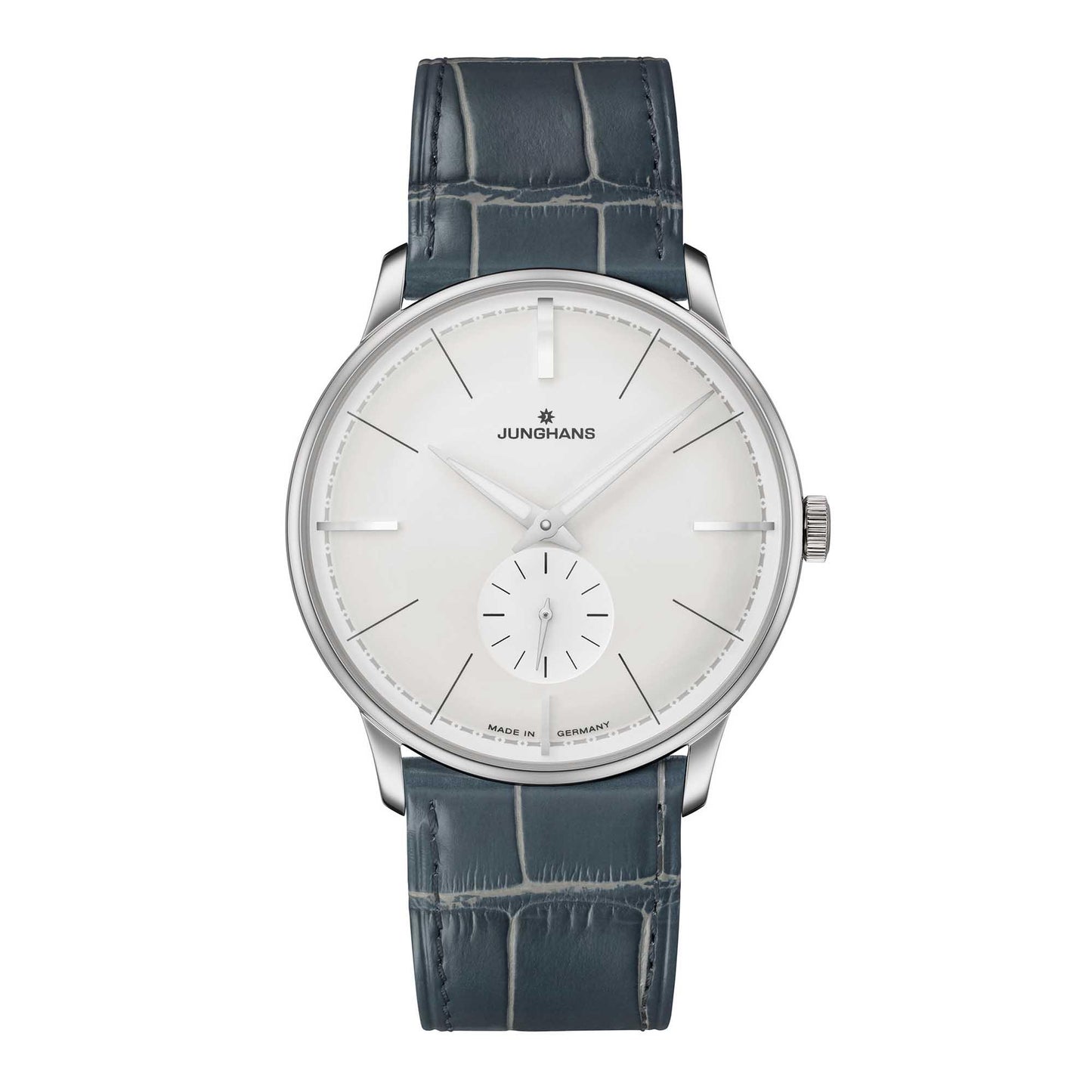 Meister Handaufzug Terrassenbau, Leder von Junghans (27/3000.02)