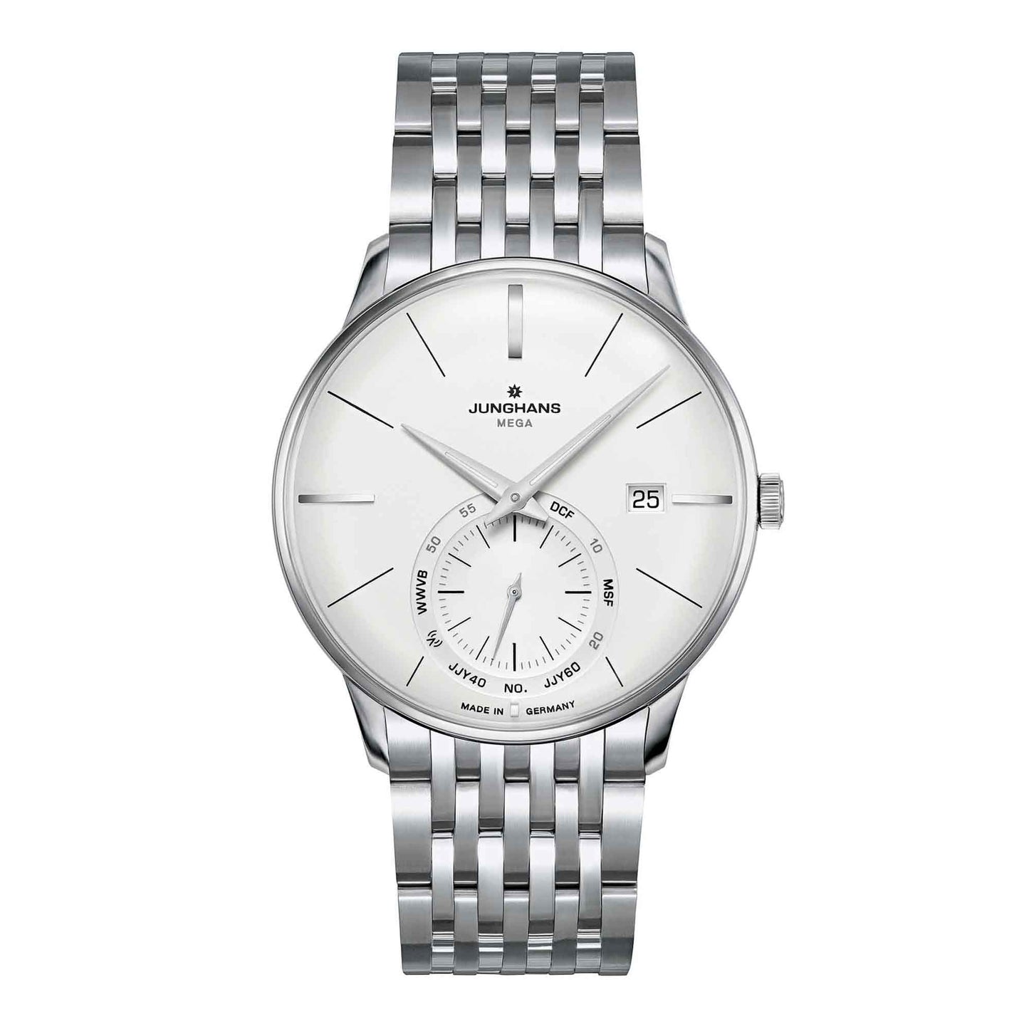 Meister MEGA Kleine Sekunde, Edelstahl von Junghans (58/4900.46)