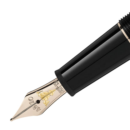 Meisterstück Doué Geometry Champagne Gold-Coated Classique Füllfederhalter • Perlmutt von Montblanc (MB132505)