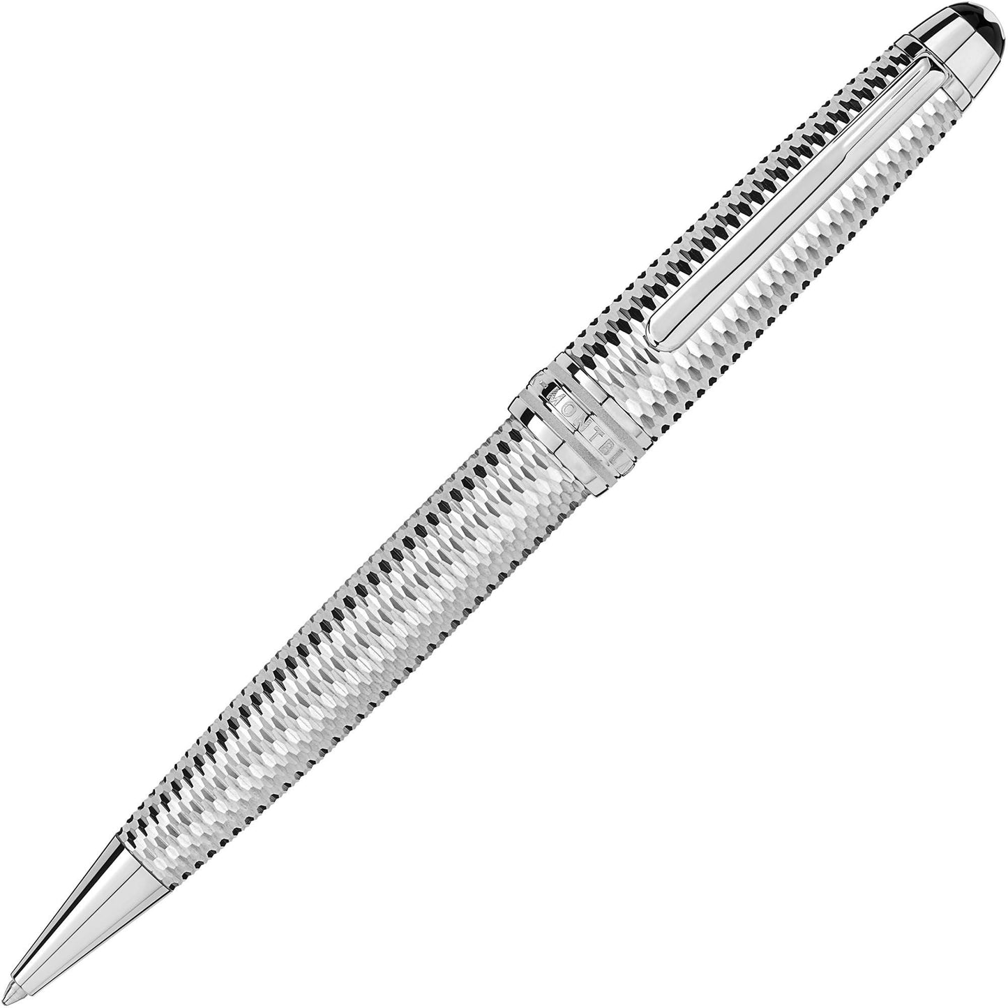 Meisterstück Geometry Solitaire Midsize Kugelschreiber, Platin von Montblanc (MB132130)