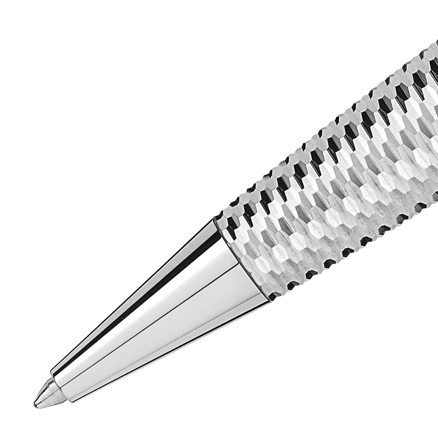 Meisterstück Geometry Solitaire Midsize Kugelschreiber, Platin von Montblanc (MB132130)