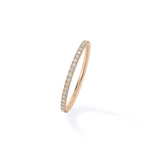 Messika Alliance Gatsby XS Ring (05064-PG) aus Roségold mit Diamant