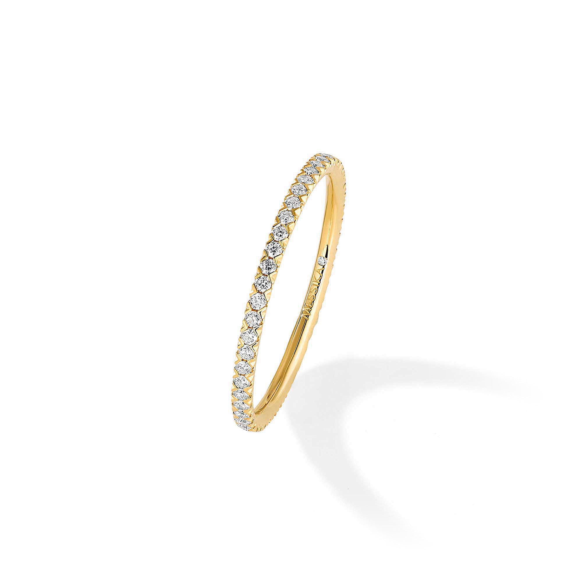Messika Alliance Gatsby XS Ring (05064-YG) aus Gelbgold mit Diamant