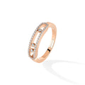 Messika Baby Move Classique Pavé Ring (04683-PG) aus Roségold mit Diamant