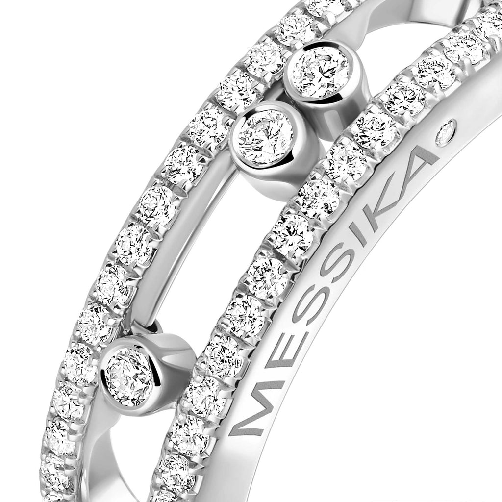 Messika Baby Move Classique Pavé Ring (04683-WG) aus Weißgold mit Diamant