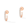 Messika Creolen Gatsby XS (05741-PG) aus Roségold mit Diamant