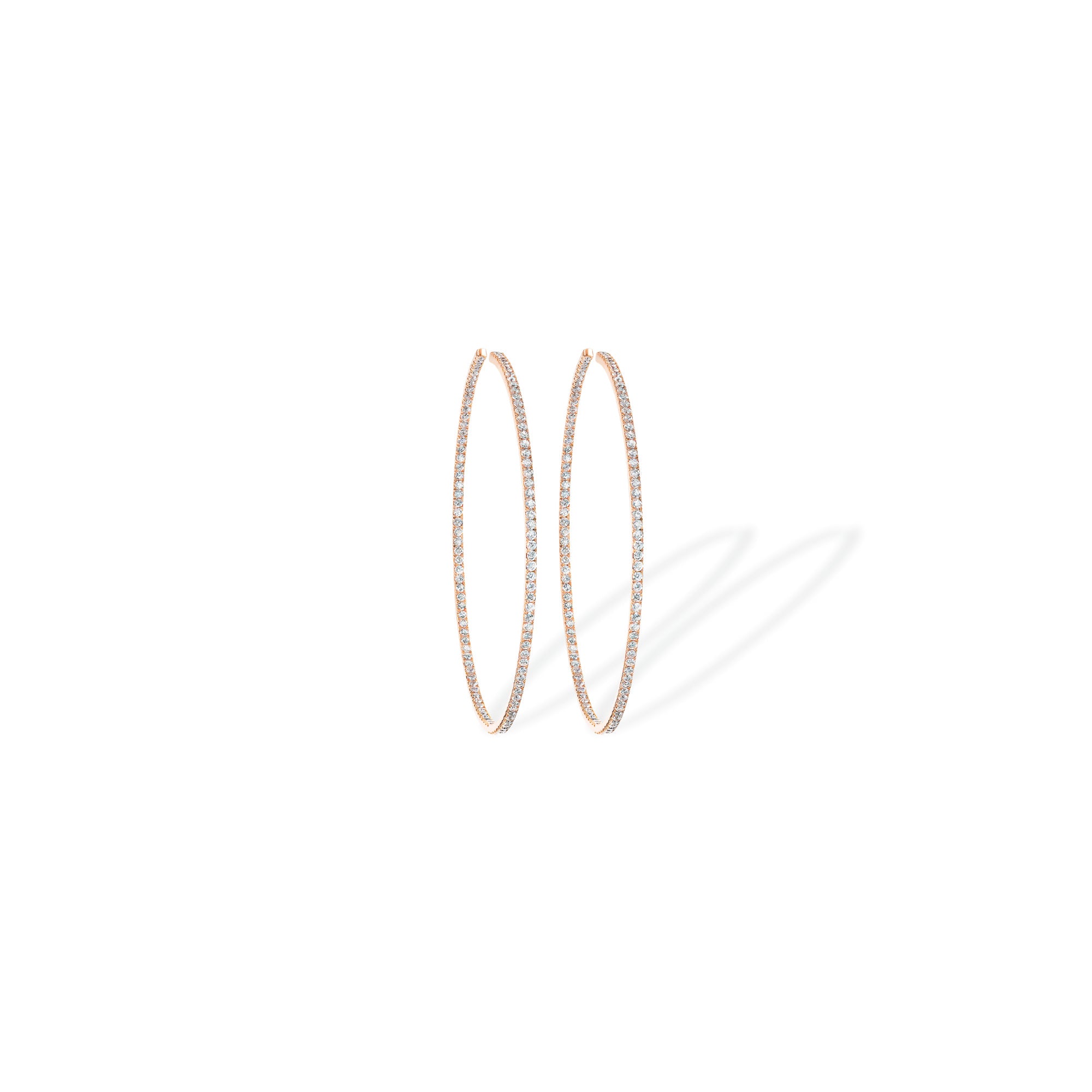Messika Créoles Gatsby S (04686-PG) aus Roségold mit Diamant