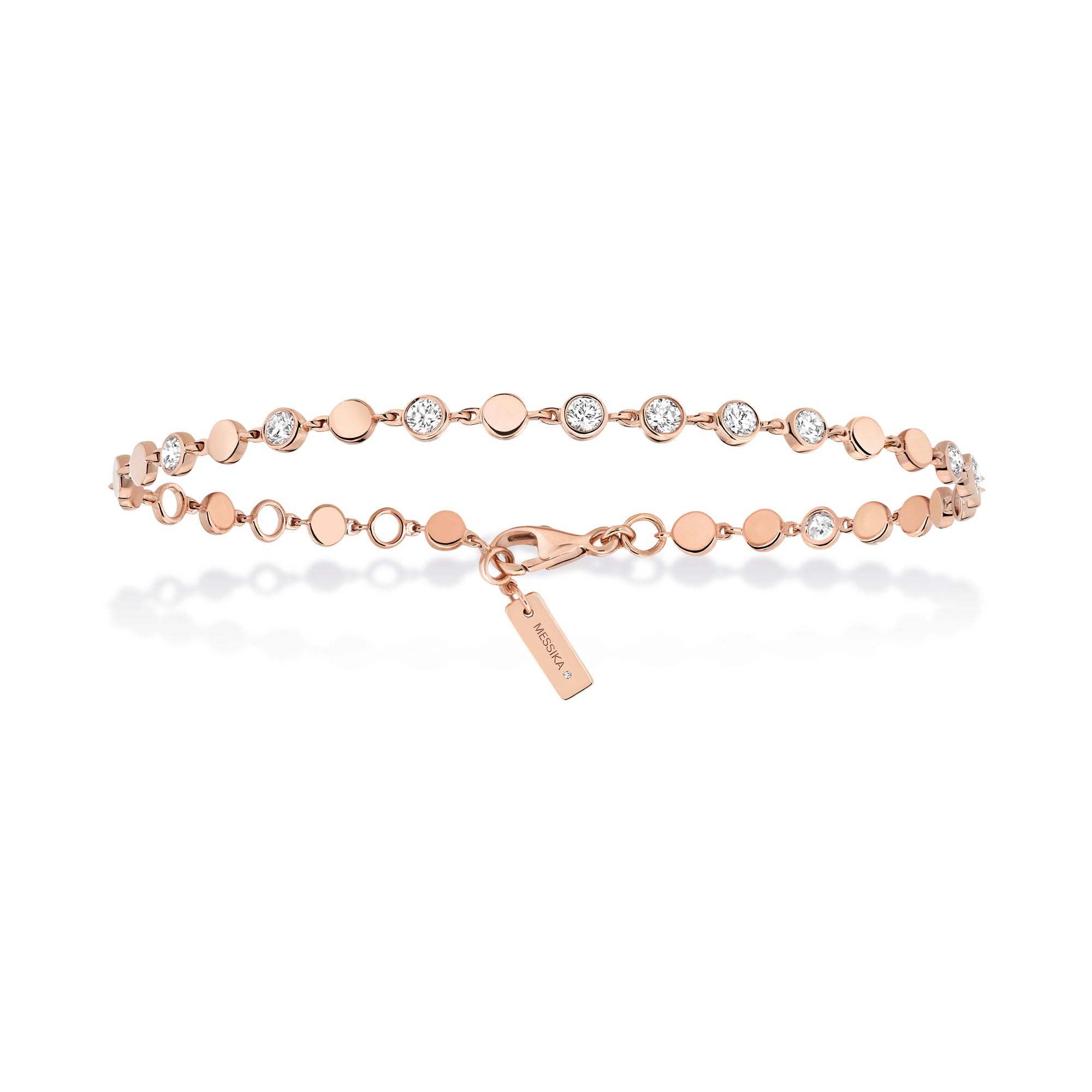 Messika D-Vibes Armband KM (12350-PG) aus Roségold mit Diamant