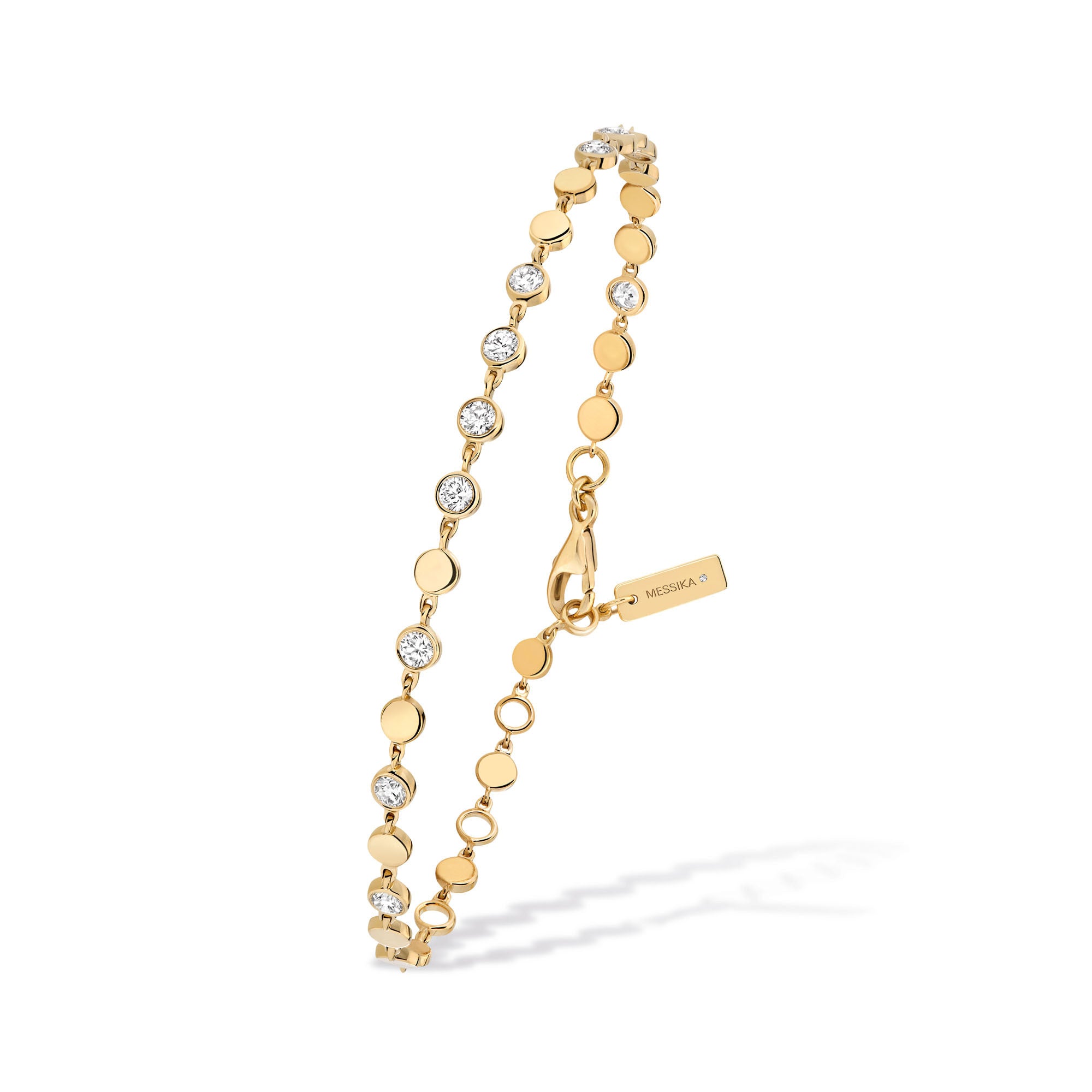 Messika D-Vibes Armband KM (12350-YG) aus Gelbgold mit Diamant