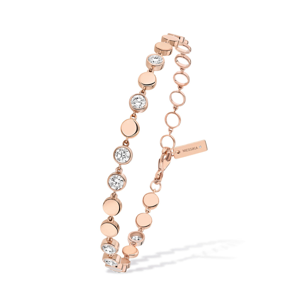 Messika D-Vibes Armband MM (12484-PG) aus Roségold mit Diamant