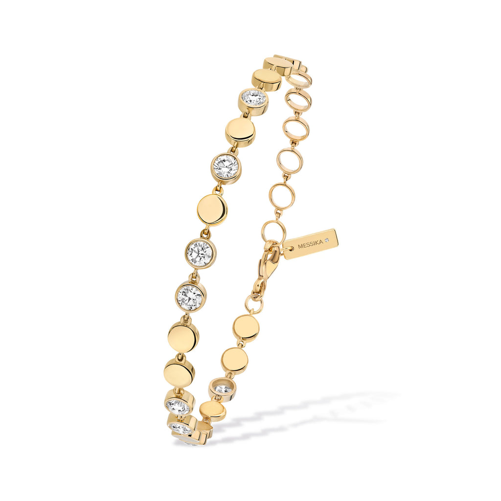 Messika D-Vibes Armband MM (12484-YG) aus Gelbgold mit Diamant