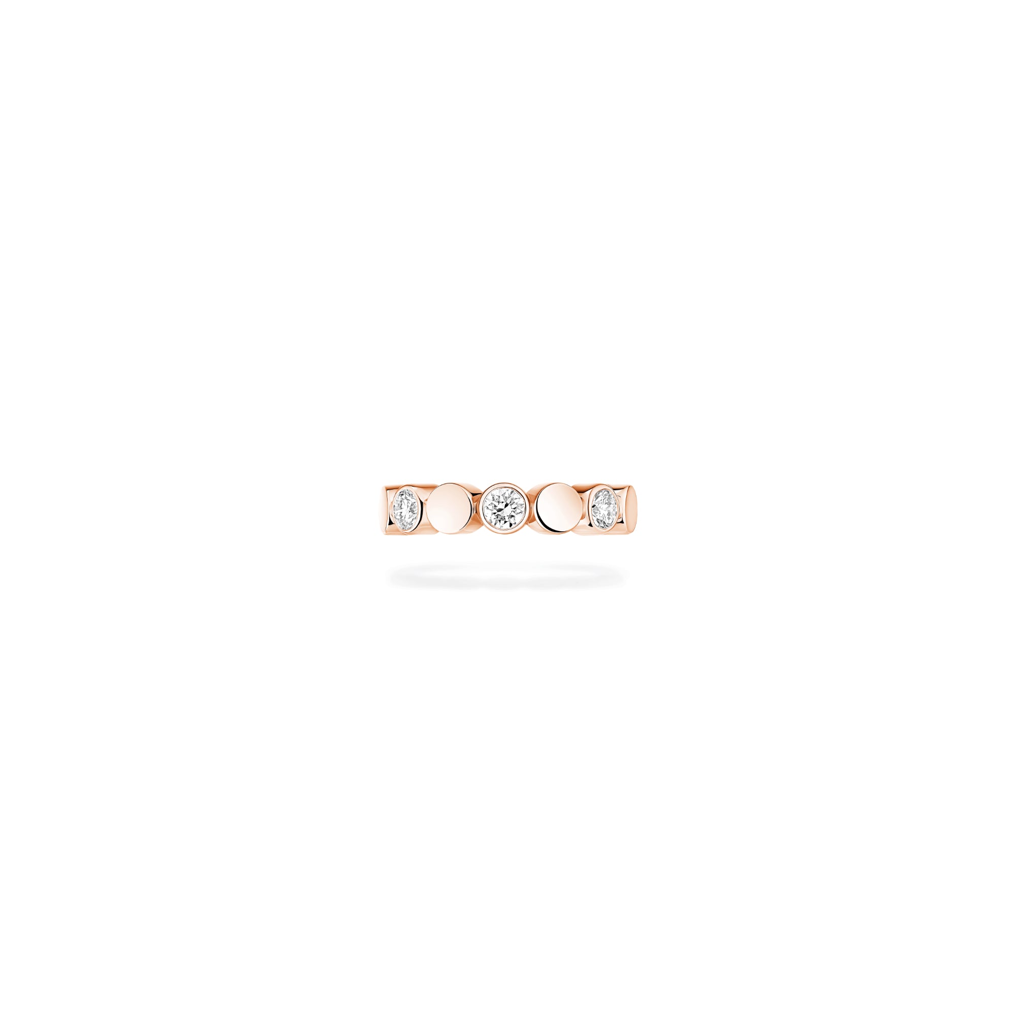 Messika D-Vibes Einzelner Ohrclip (13151-PG) aus Roségold mit Diamant