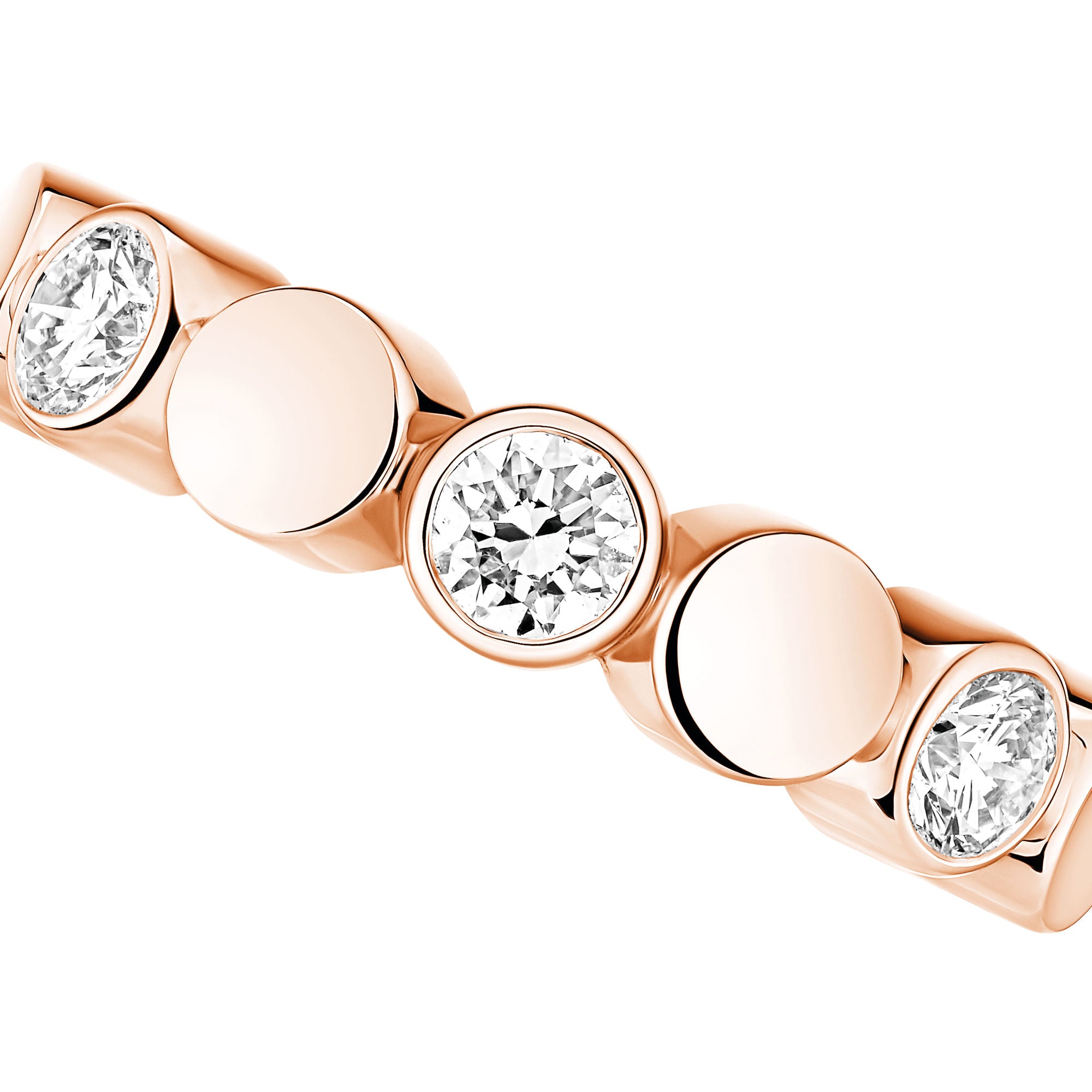 Messika D-Vibes Einzelner Ohrclip (13151-PG) aus Roségold mit Diamant