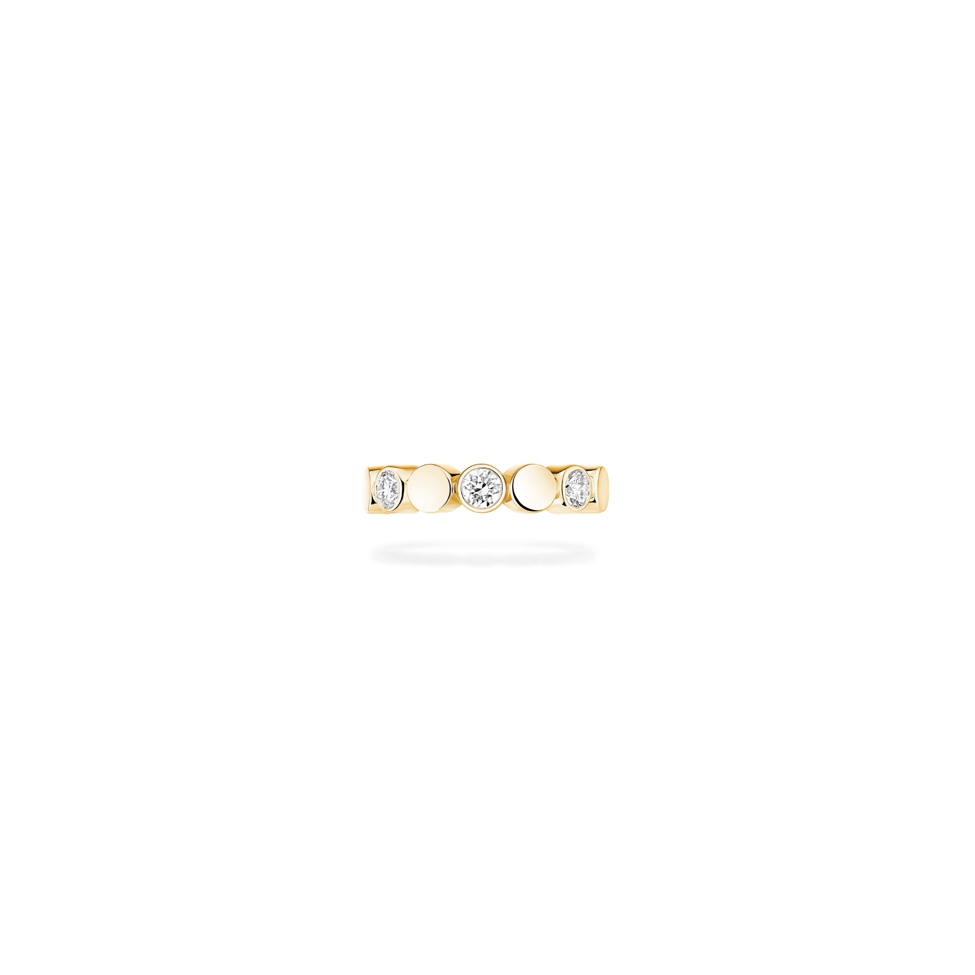 Messika D-Vibes Einzelner Ohrclip (13151-YG) aus Gelbgold mit Diamant