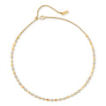 Messika D-Vibes Halskette KM (12351-YG) aus Gelbgold mit Diamant