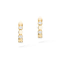 Messika D-Vibes Mini-Creolen (13450-YG) aus Gelbgold mit Diamant