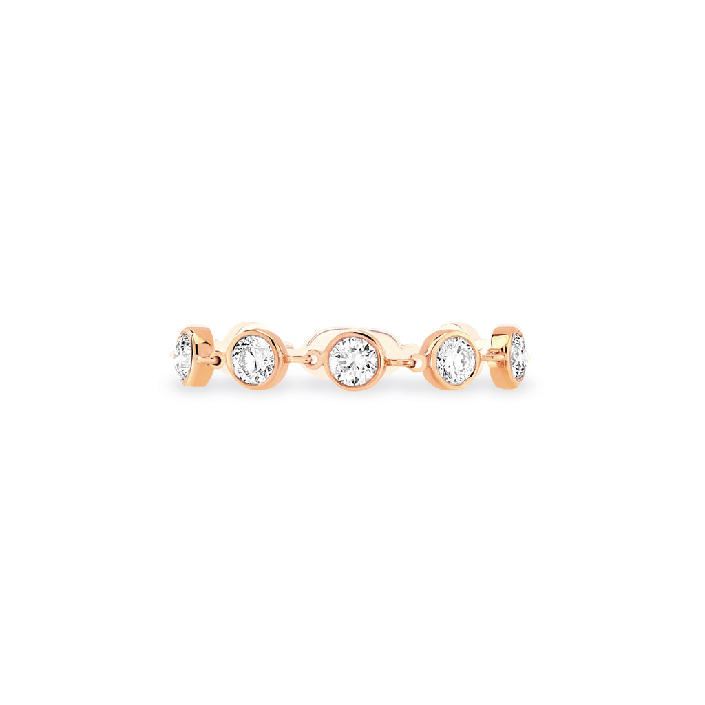 Messika D-Vibes Ring KM (12990-PG) aus Roségold mit Diamant