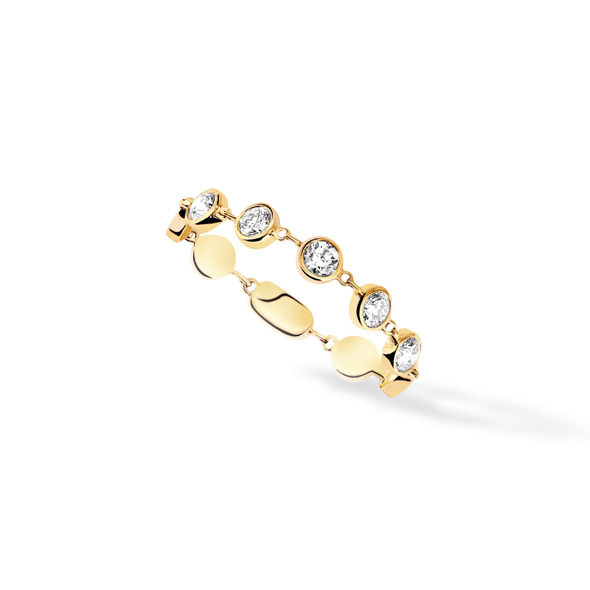 Messika D-Vibes Ring KM (12990-YG) aus Gelbgold mit Diamant