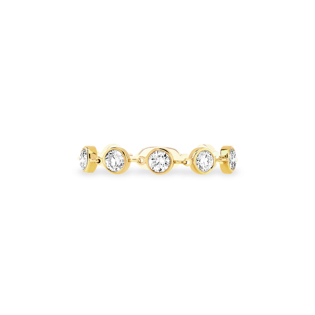 Messika D-Vibes Ring KM (12990-YG) aus Gelbgold mit Diamant